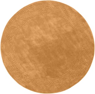 Tapis à poils longs tissé à la main - helline home - Cannelle