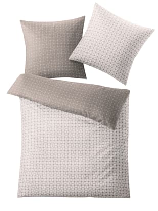 Linge de lit satin maco de qualité - helline home - Taupe