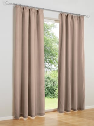 Rideau matière opaque - helline home - Taupe