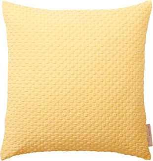 Housse de coussin tissé en relief - helline home - Jaune Pastel