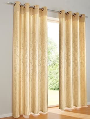Rideau bavolet doublé - helline home - Couleur Doré