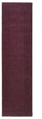 Tapis à poils longs tissé à la main - helline home - Aubergine