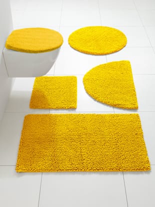 Tapis de bain coton - helline home - Jaune