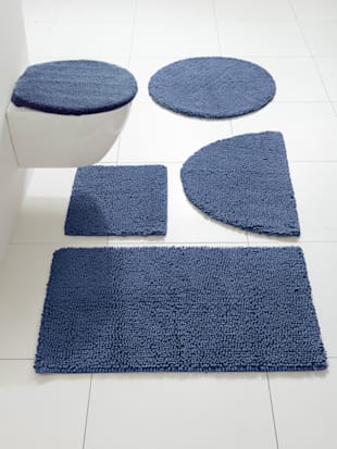 Tapis de bain coton - helline home - Bleu