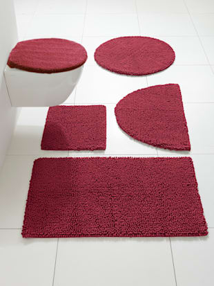 Tapis de bain coton - helline home - Rouge