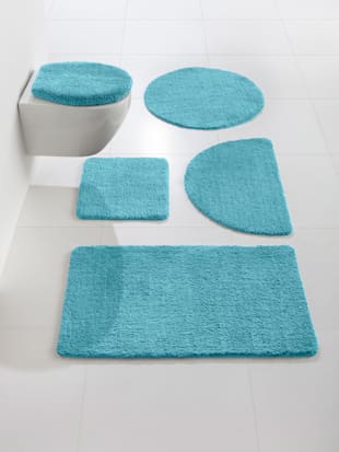 Tapis de bain polyester doux - helline home - Vert D'eau