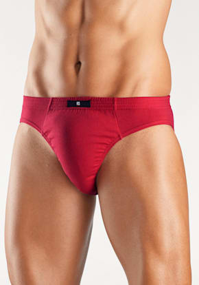 Quota hebdomadaire : boîte de slips, noir ou blanc - H.I.S - Marine, Rouge, Blanc, Gris Chiné