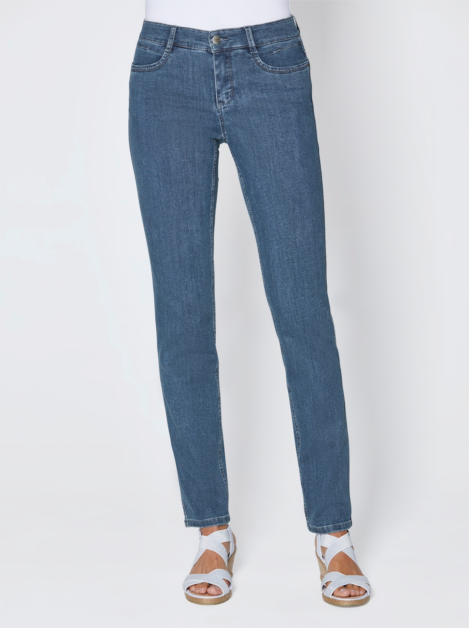 Stretch jeans - jeansblå