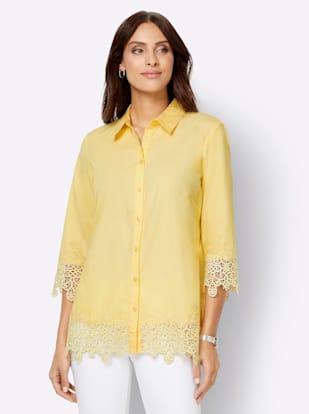 Chemisier en dentelle pur coton