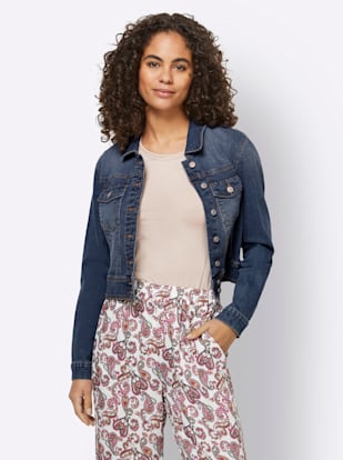 Veste en jean longueur mode