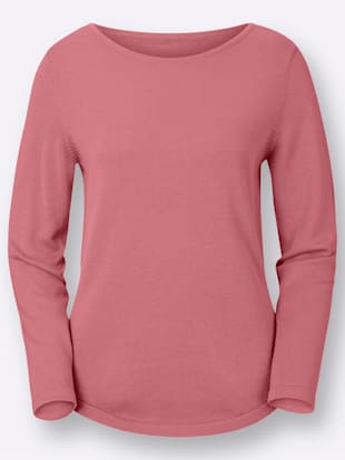 Pull femme basique élégant en coton pima