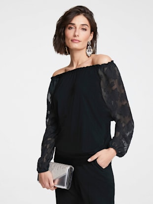 T-shirt manches transparentes