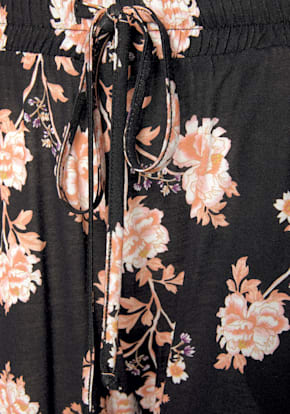 Pantalon de plage pantalon d'été léger avec imprimé floral