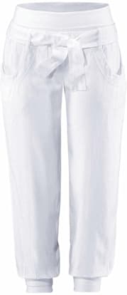 Pantalon de plage mélange de lins