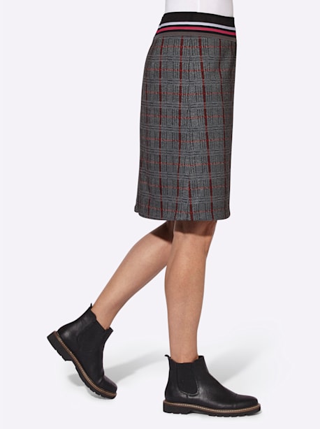 Jupe en jersey jacquard en jersey tendance