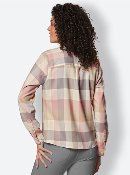 Blouse en modal et coton flanelle