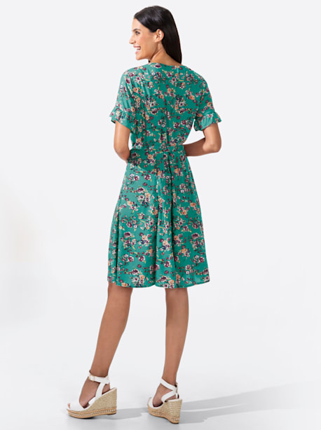 Robe évasée coupe en a affinante