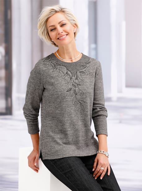 T-shirt à manches longues avec viscose