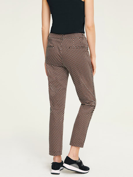 Pantalon imprimé coupe skinny