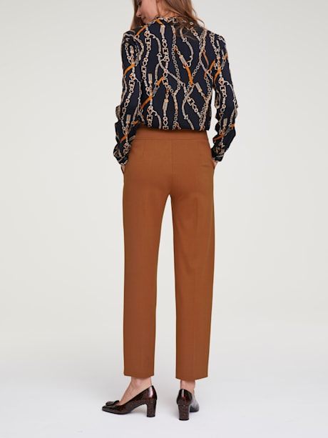 Pantalon en jersey coupe droite