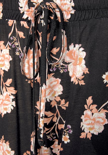 Pantalon de plage pantalon d'été léger avec imprimé floral
