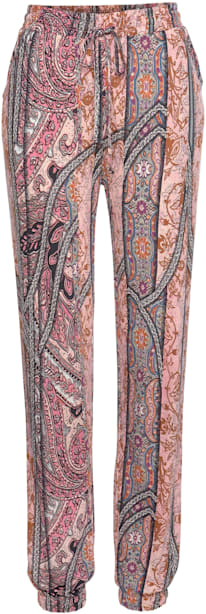 Pantalon de plage robe d'été imprimée en matière légère