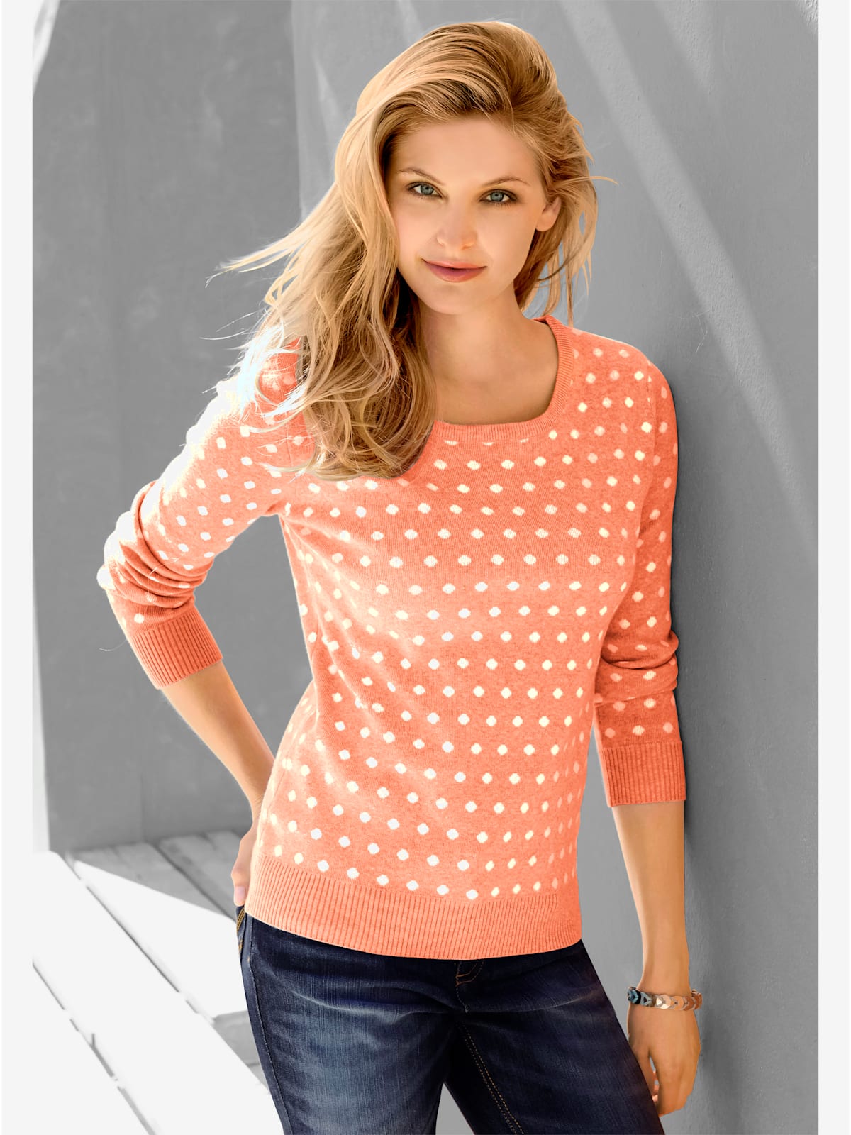 Pull en tricot tricot jacquard de qualité - - Helline - Modalova