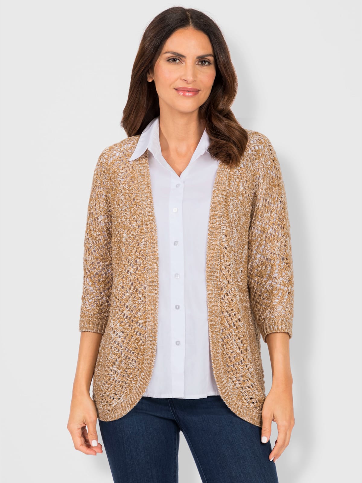 Veste en tricot tendance : pas de fermeture - - Helline - Modalova