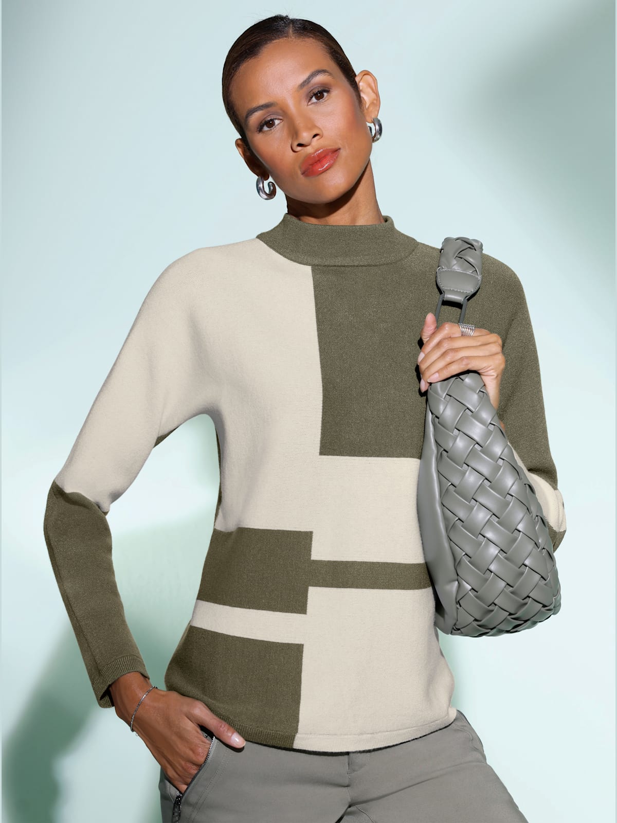 Pull jacquard 50% viscose - - Creation L - Modalova