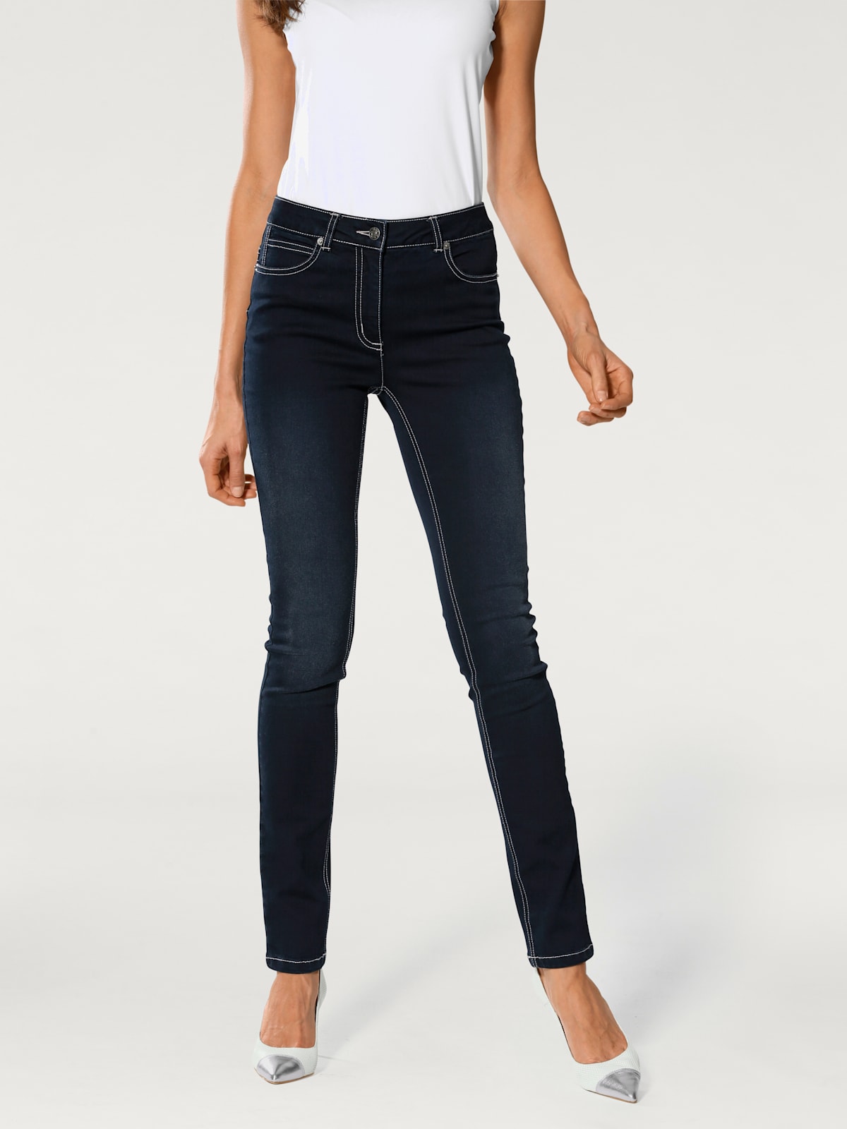 Jean skinny coupe skinny tendance - Linea Tesini - Modalova