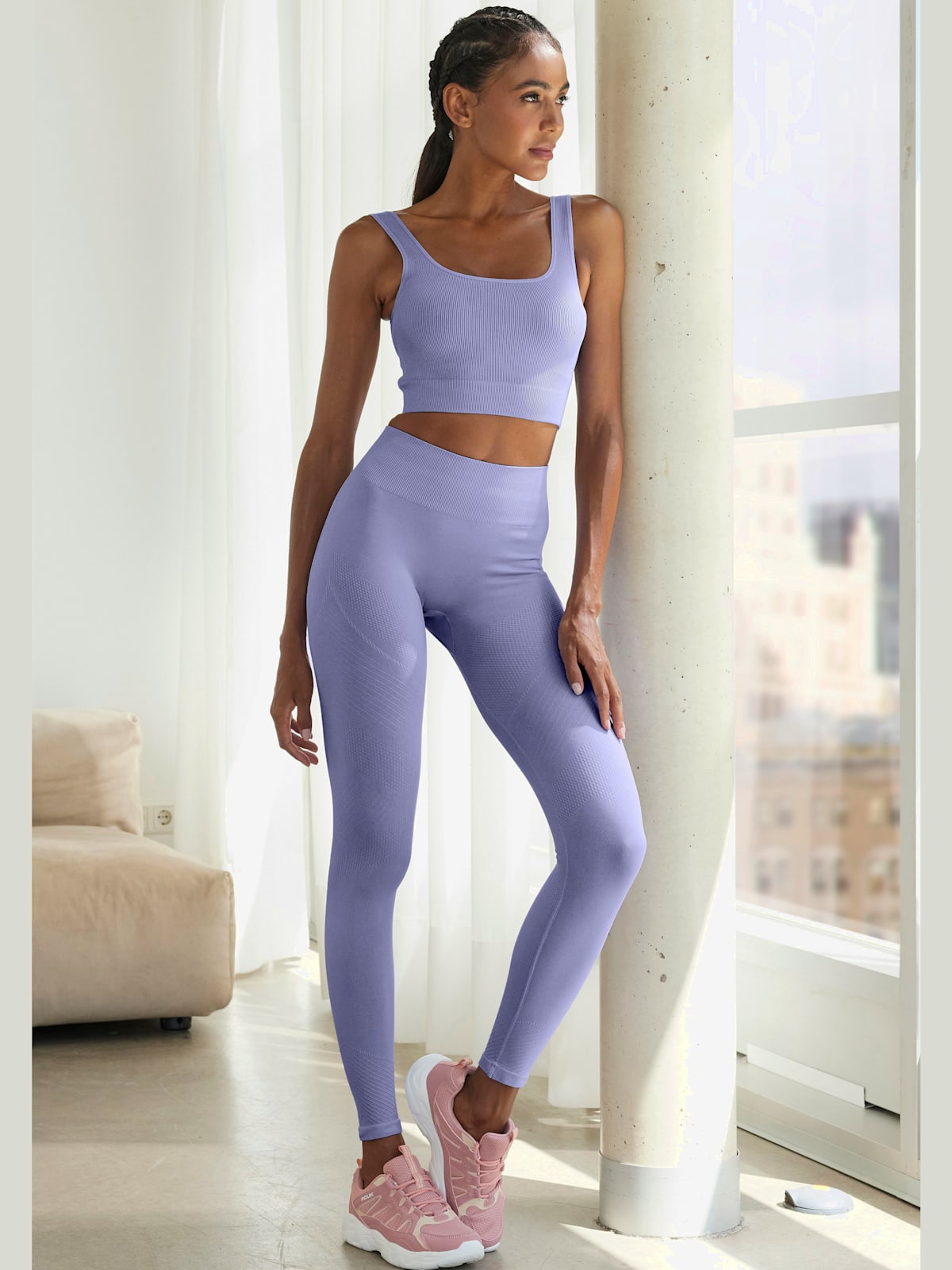 Caleçon court sans coutures legging au design sans coutures - LASCANA - Modalova