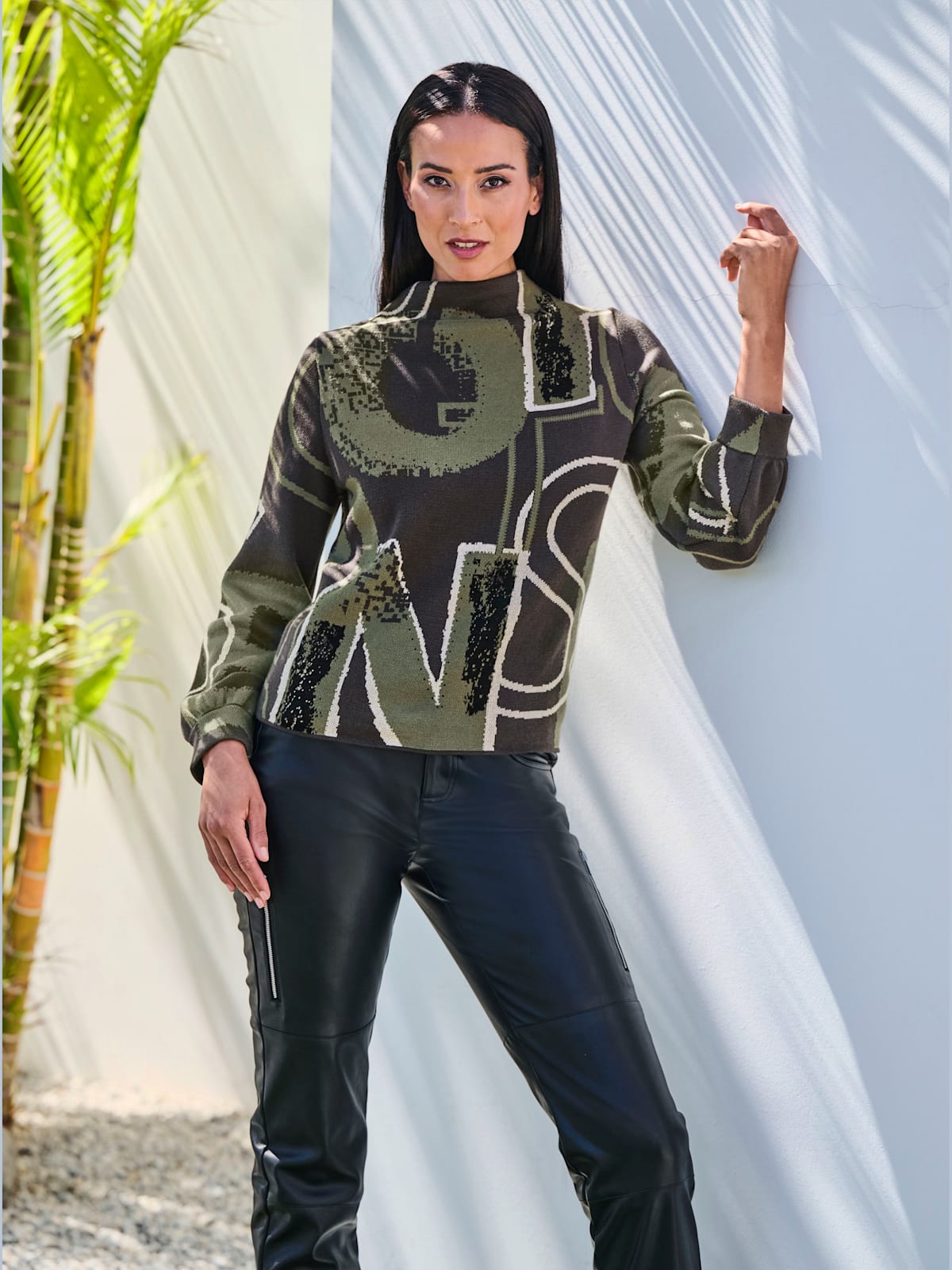 Pull jacquard tricot jacquard élégant - - Rick Cardona - Modalova