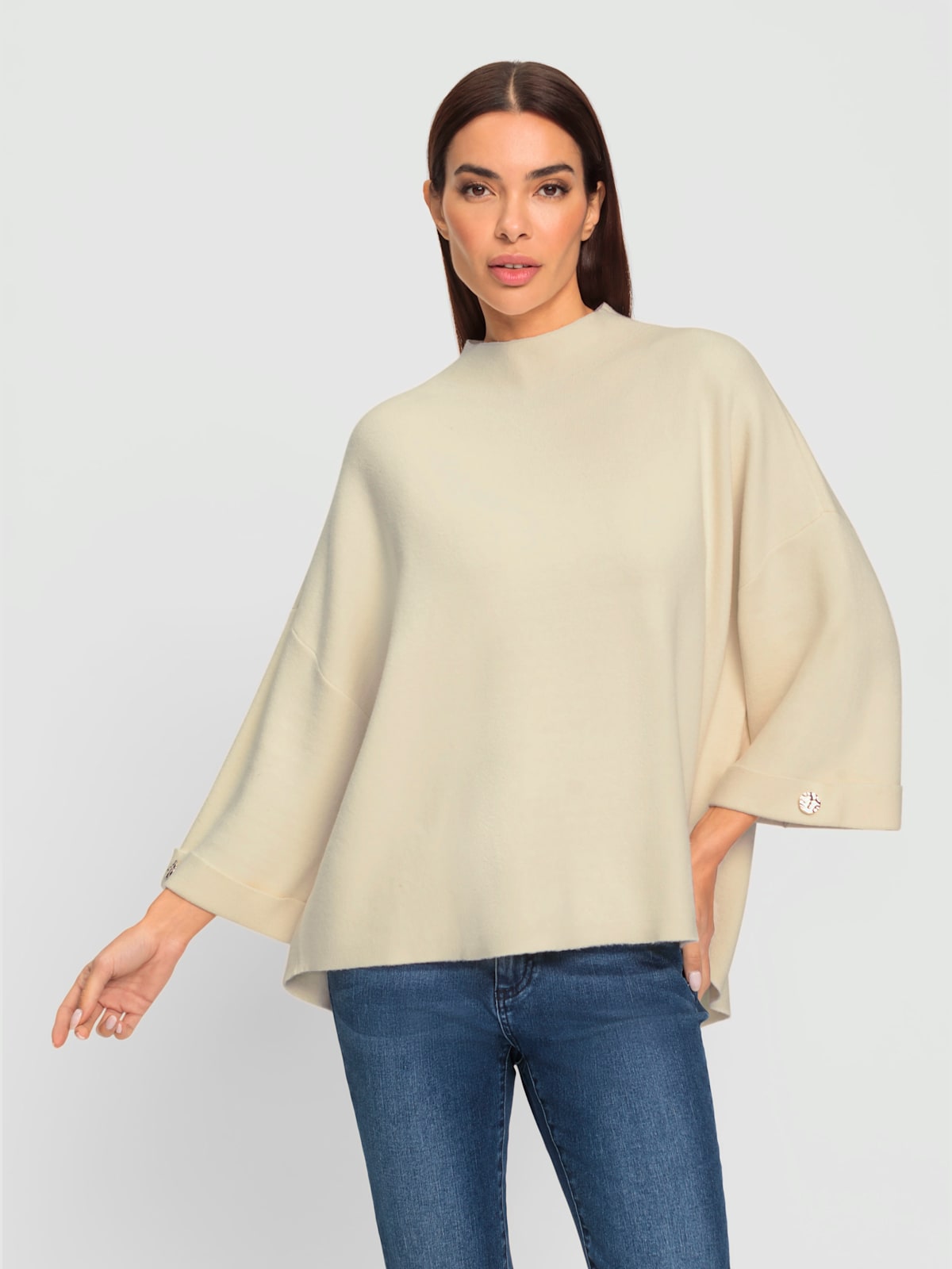Pull en tricot boutons fantaisie - Rick Cardona - Modalova