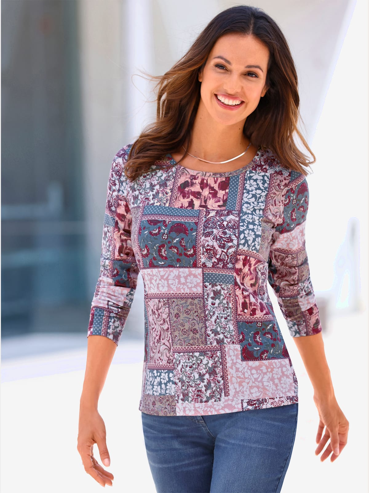 T-shirt imprimé qualité coton doux sur la peau - - Helline - Modalova