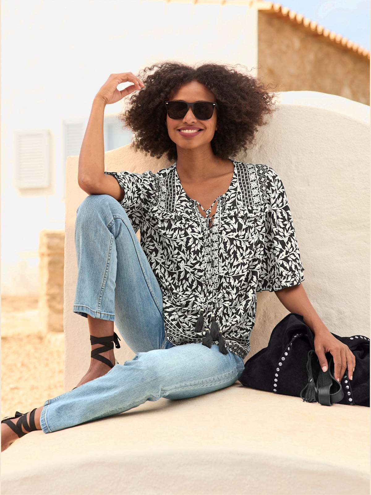 Chemisier pure viscose - - Linea Tesini - Modalova