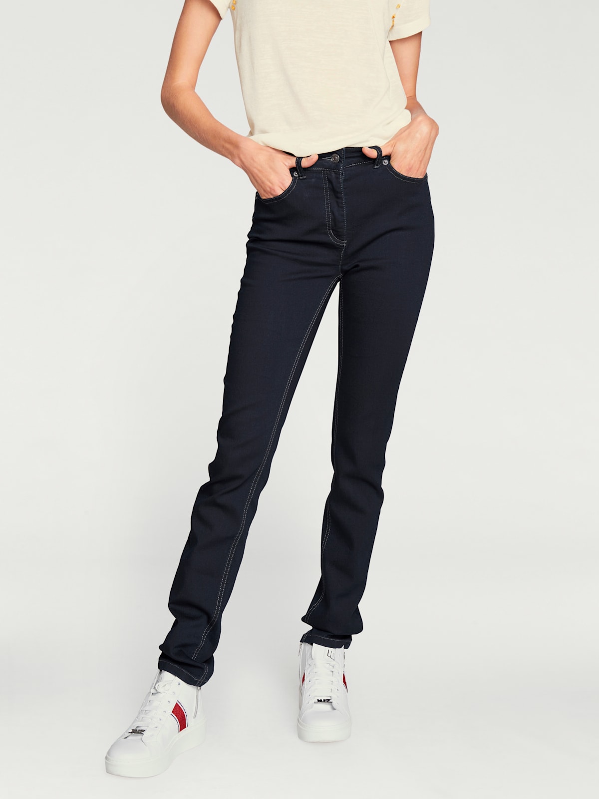 Jean skinny coupe skinny tendance - Linea Tesini - Modalova
