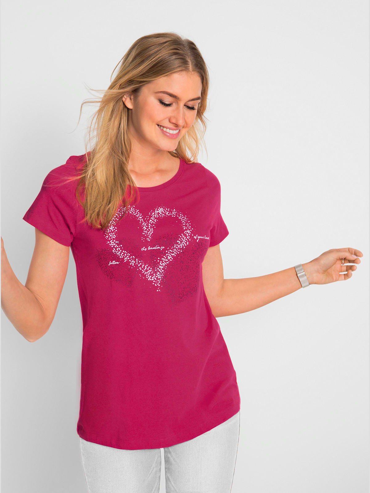 T-shirt à manches courtes pur coton - - Helline - Modalova