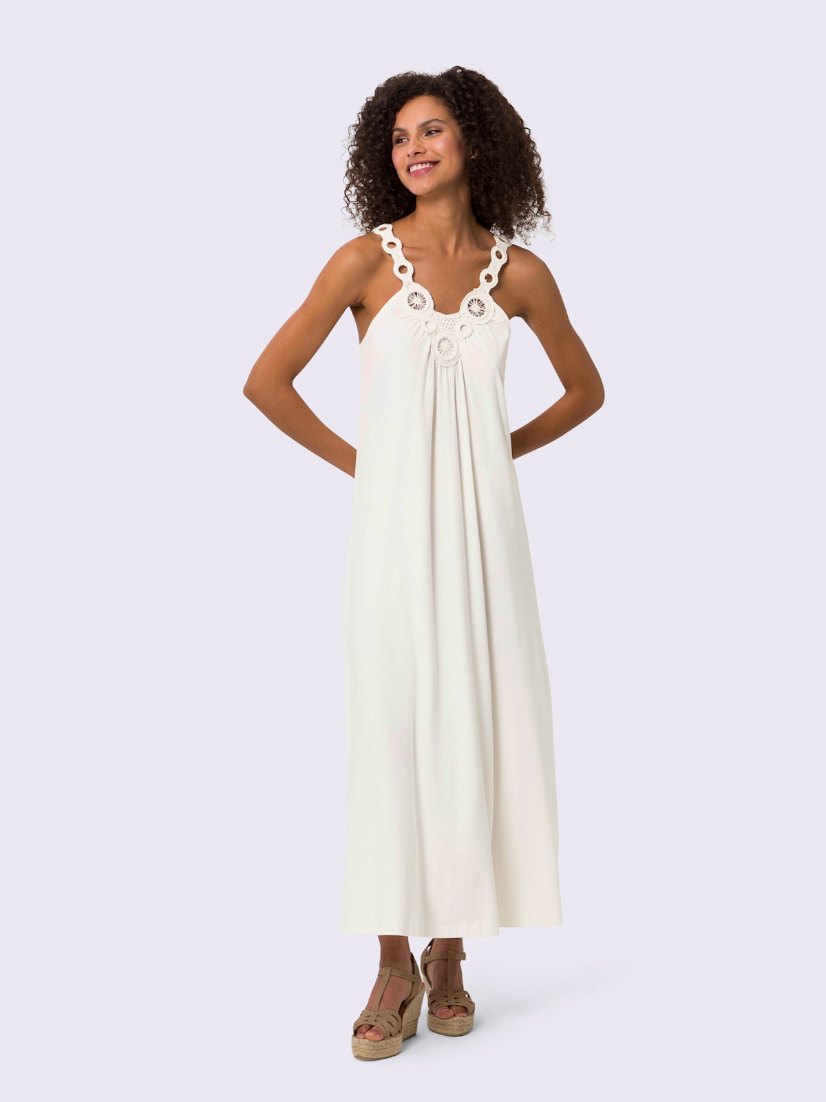 Robe à bretelles robe en jersey - Linea Tesini - Modalova