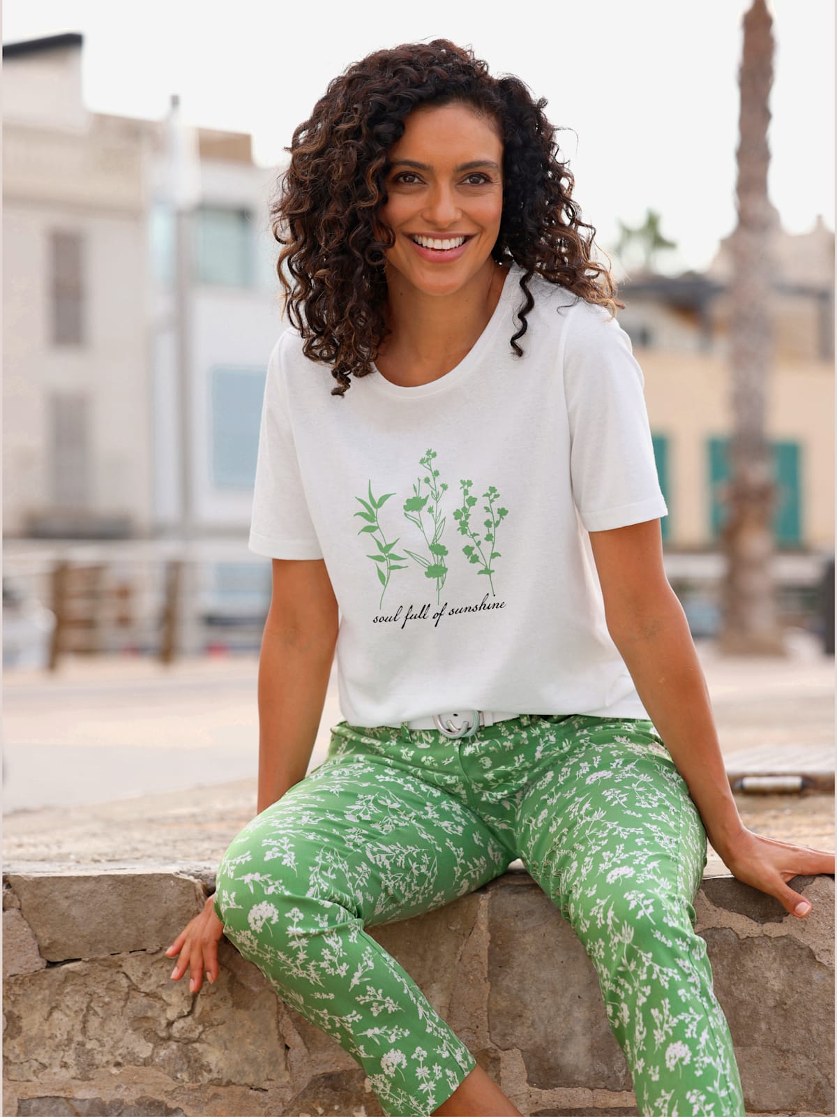 T-shirt à manches courtes pur coton - - Helline - Modalova