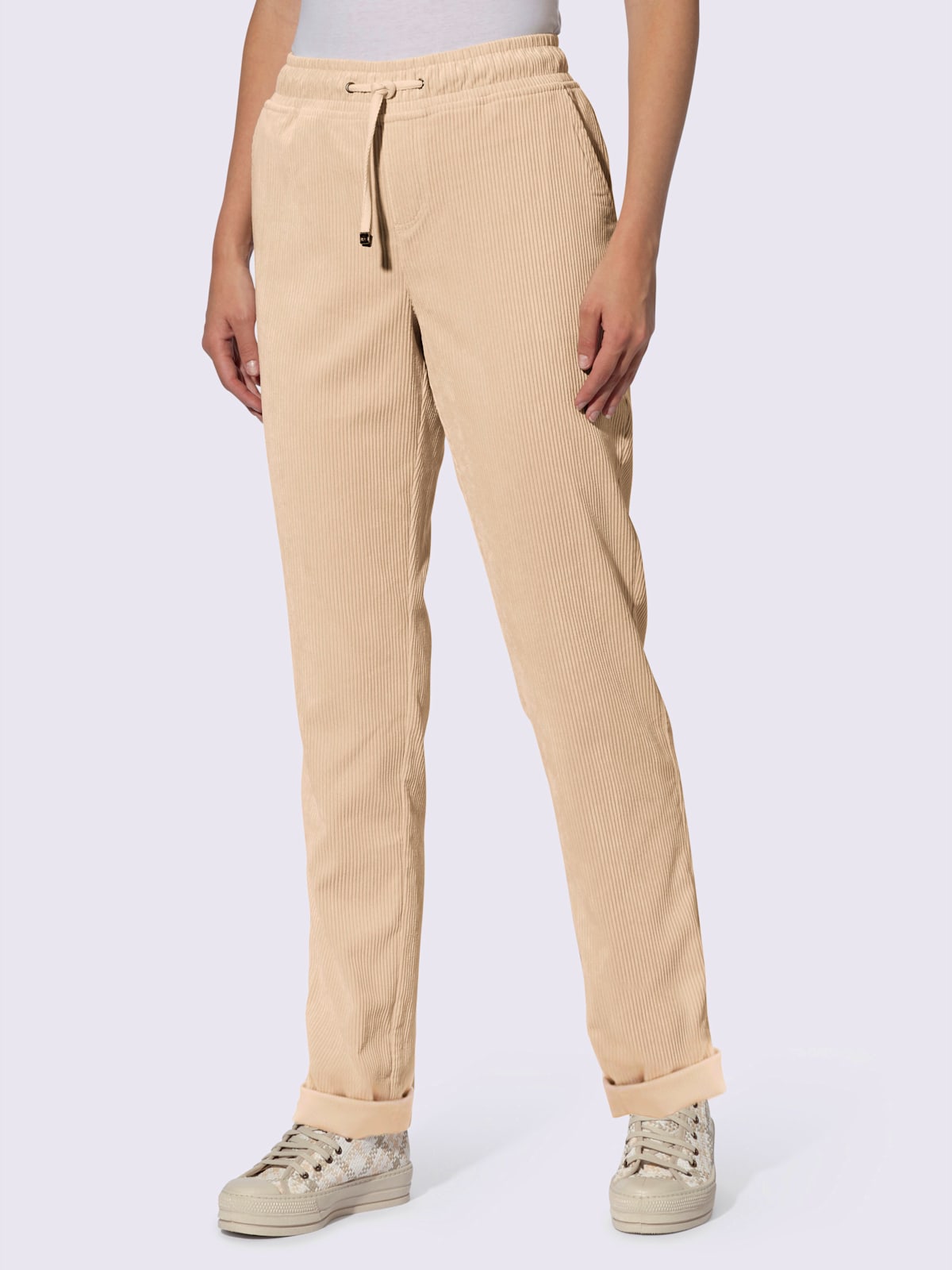 Pantalon velours qualité velours très douce - Linea Tesini - Modalova