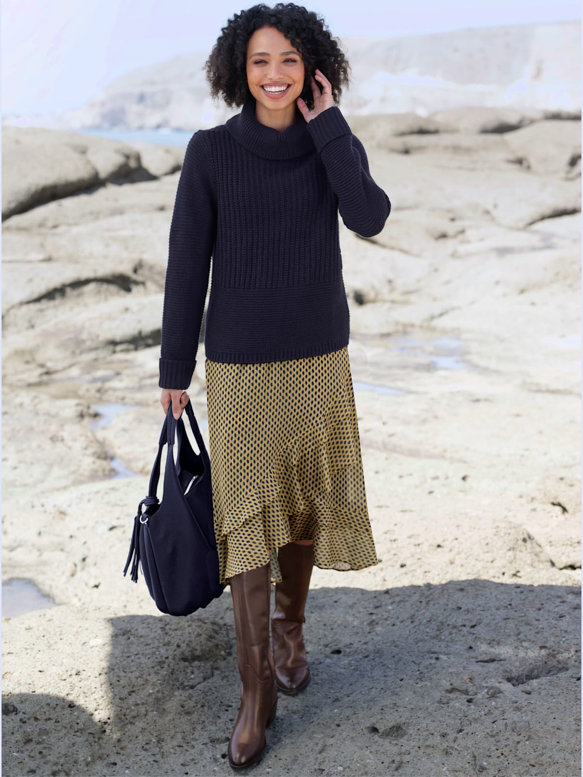 Pull en tricot motif tricoté tendance - Linea Tesini - Modalova