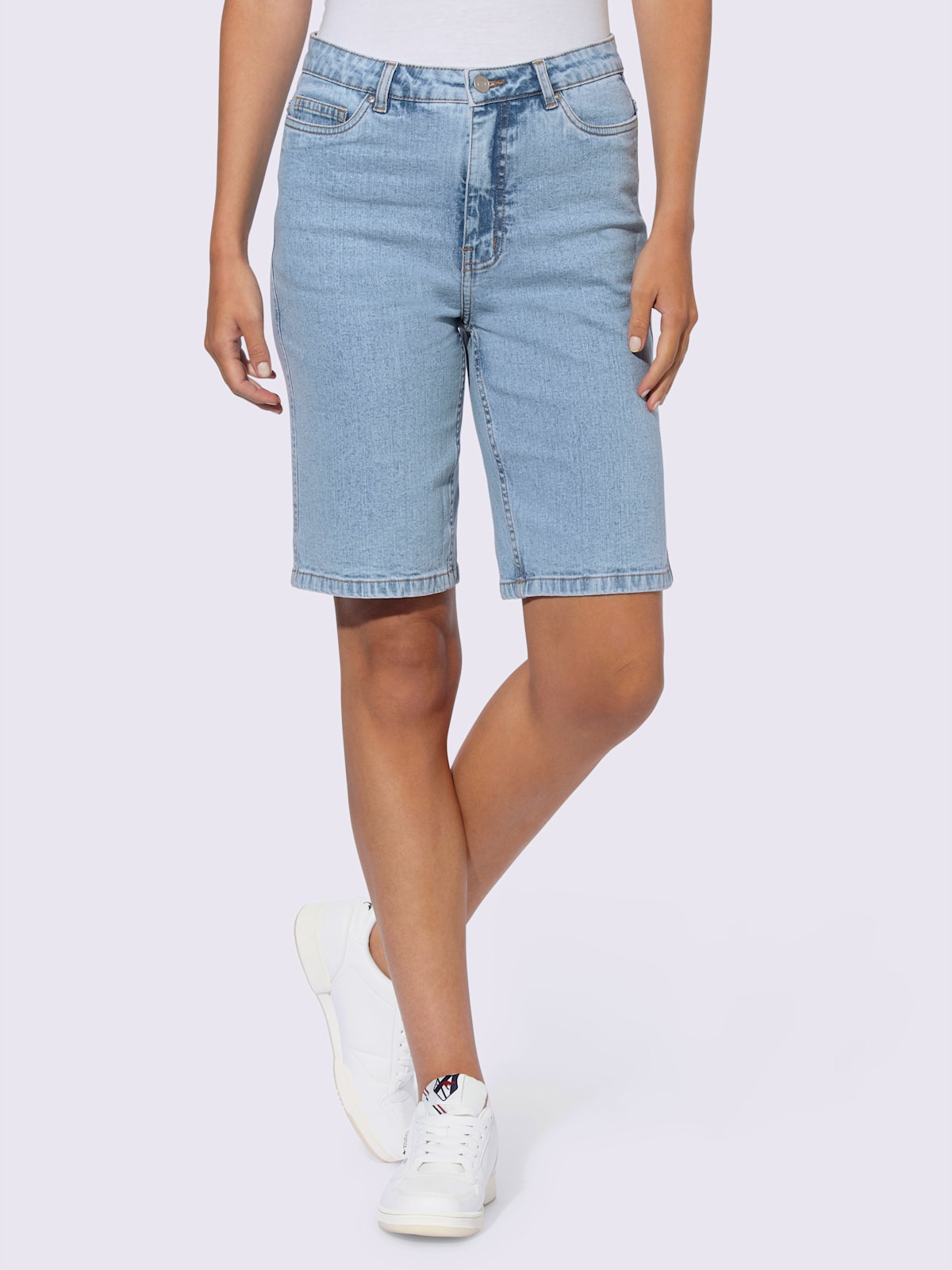 Short en jean qualité coton - Best Connection - Modalova