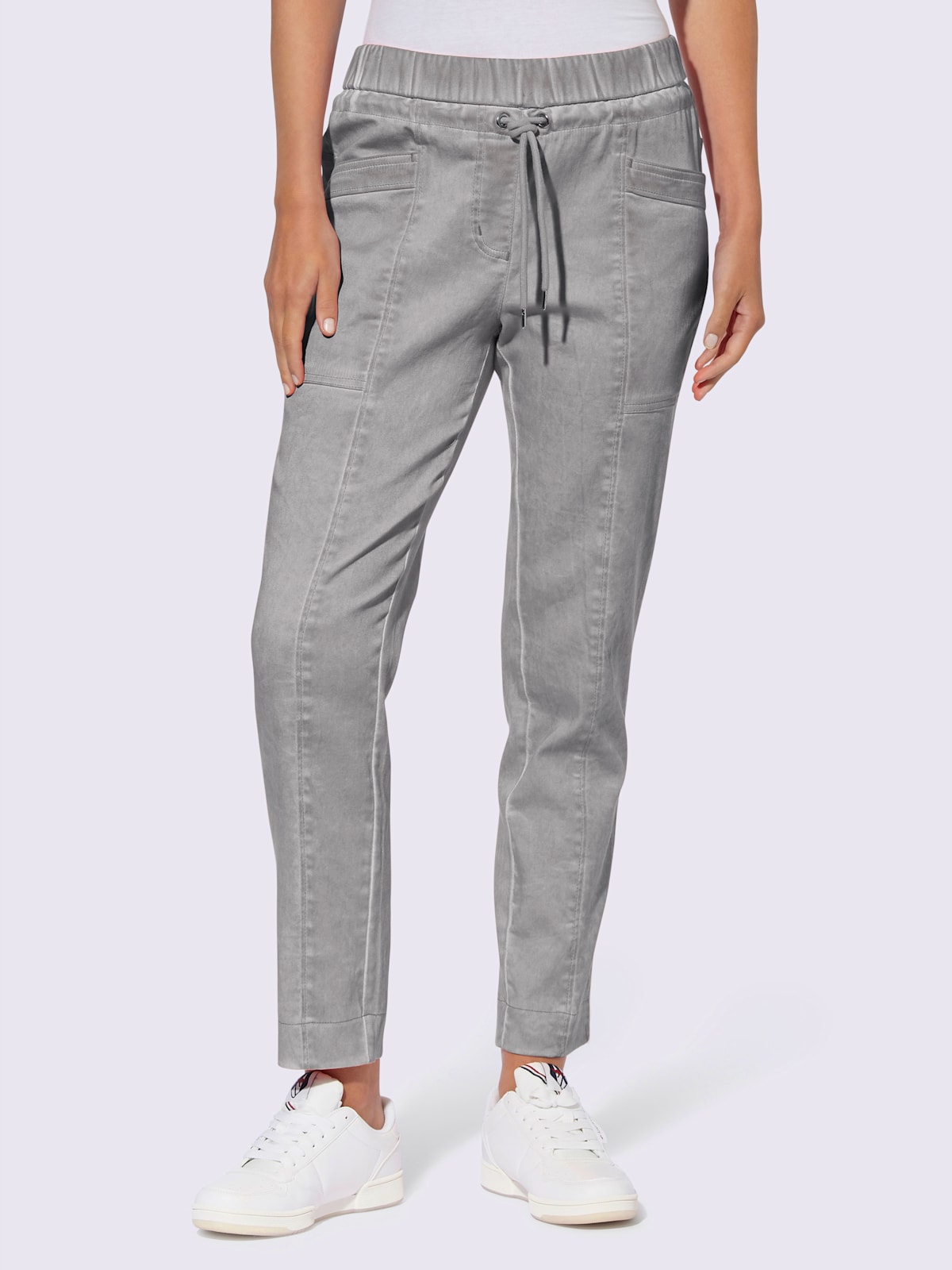 Pantalon délavage « oil dyed » tendance - Best Connection - Modalova