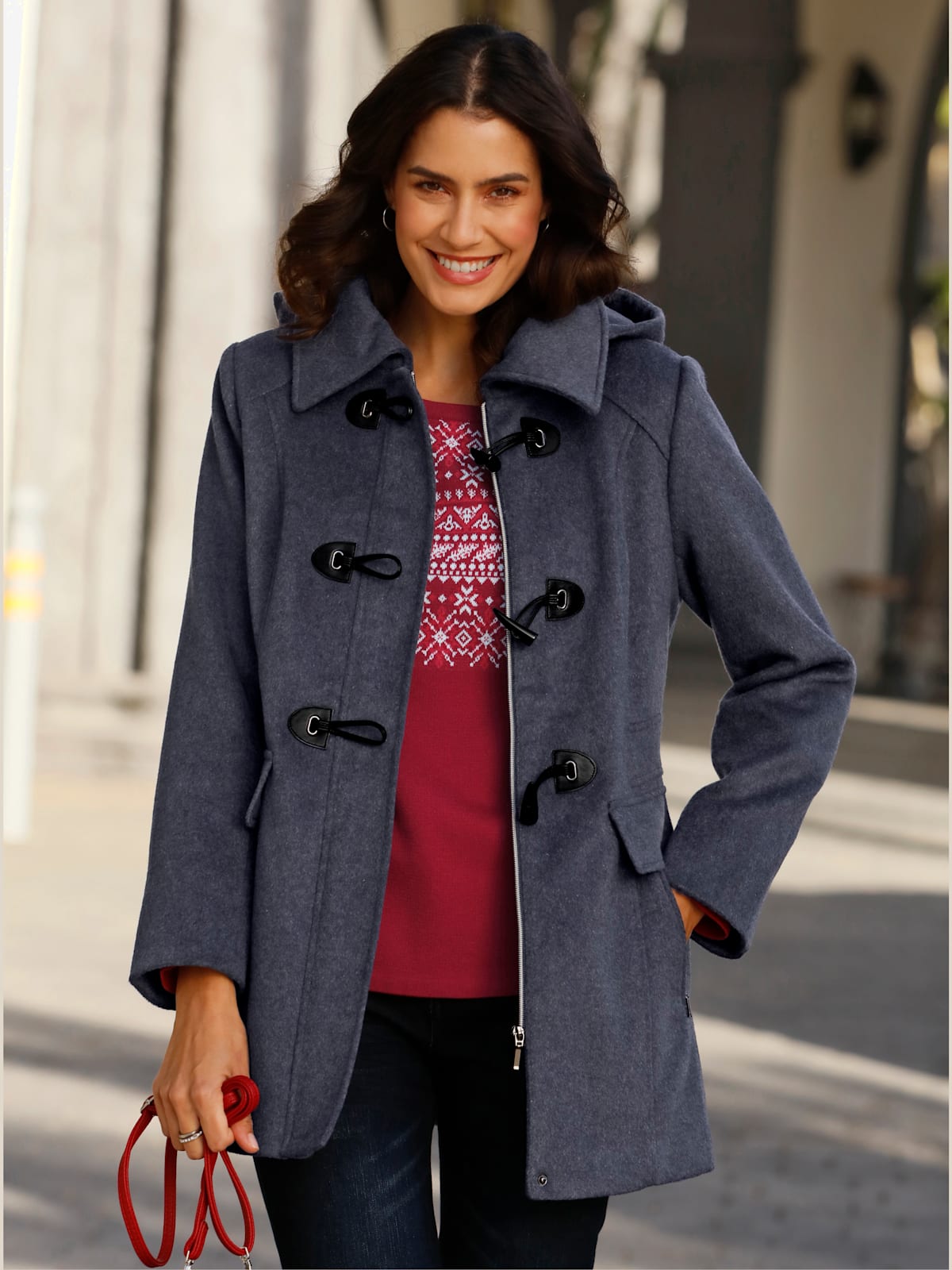 Veste en laine 30% laine - Helline - Modalova
