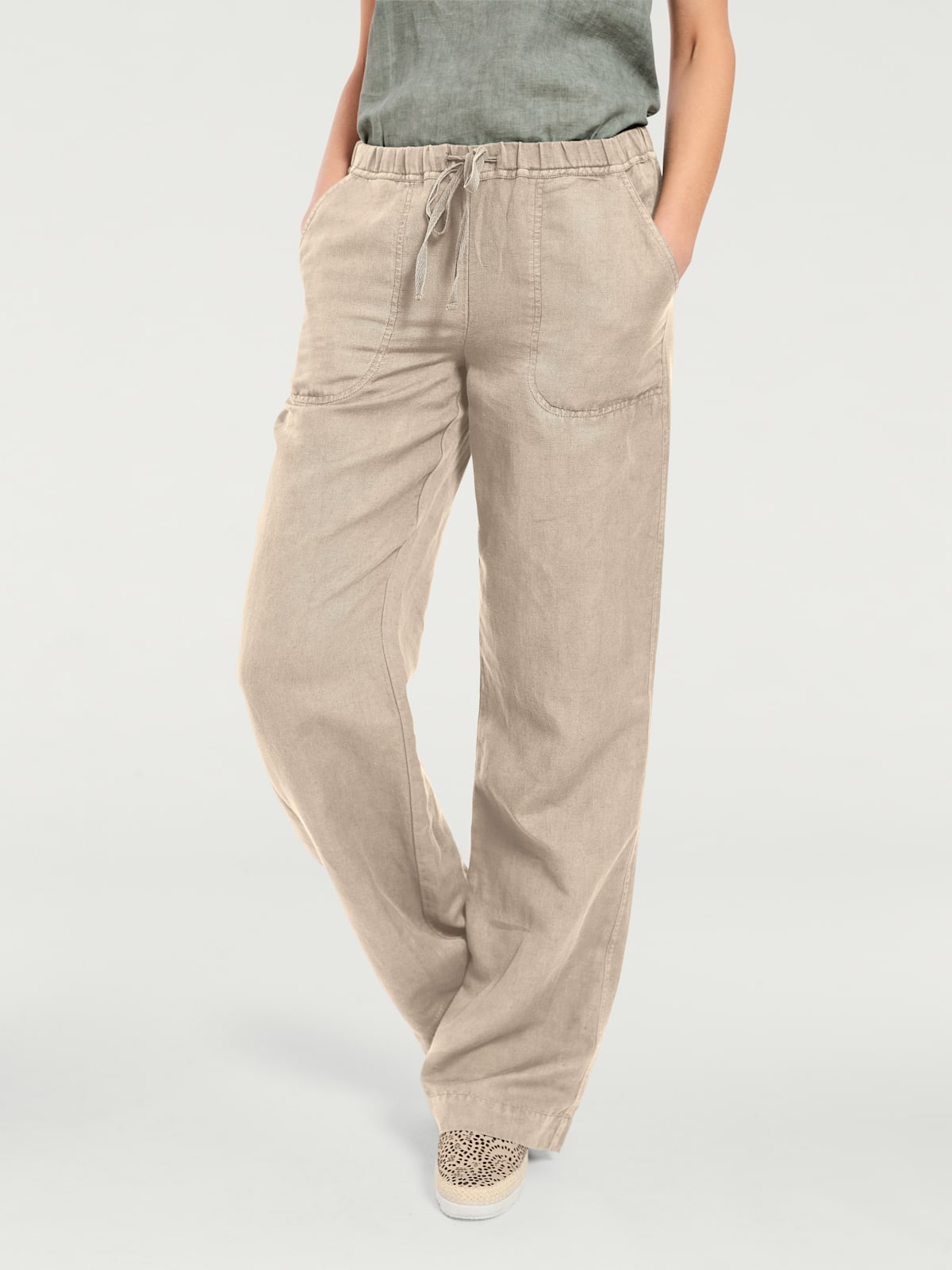 Pantalon jambes larges - Linea Tesini - Modalova