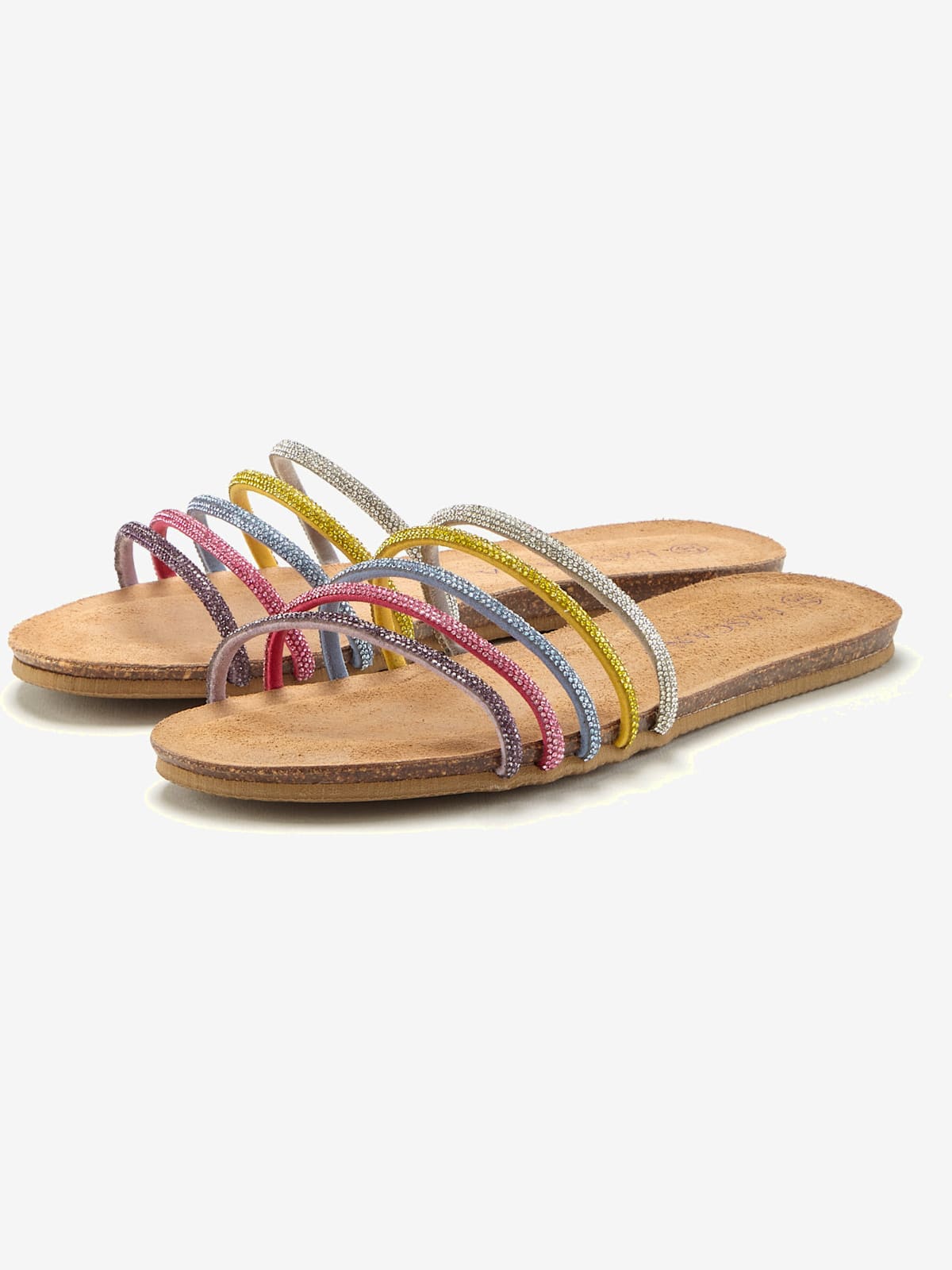Mules semelle intérieure en cuir de qualité - - LASCANA - Modalova