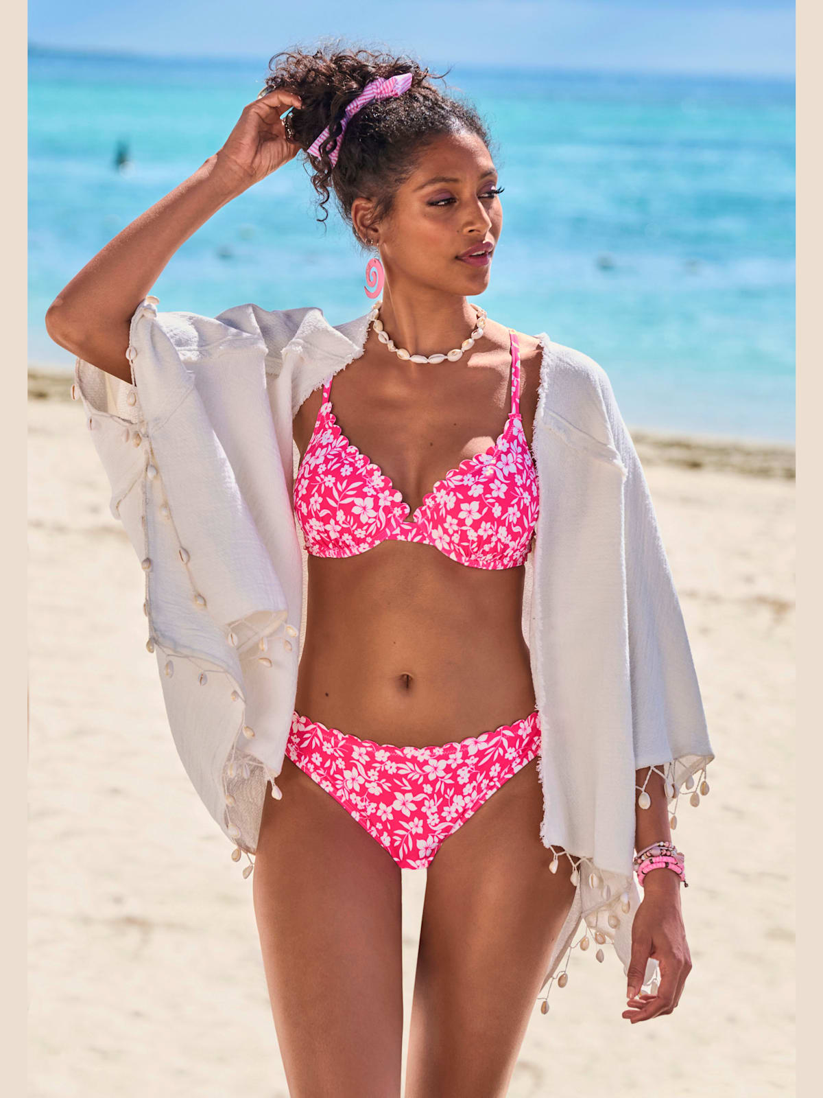Haut de maillot de bain à armatures imprimé à fleurs mode - - Vivance - Modalova