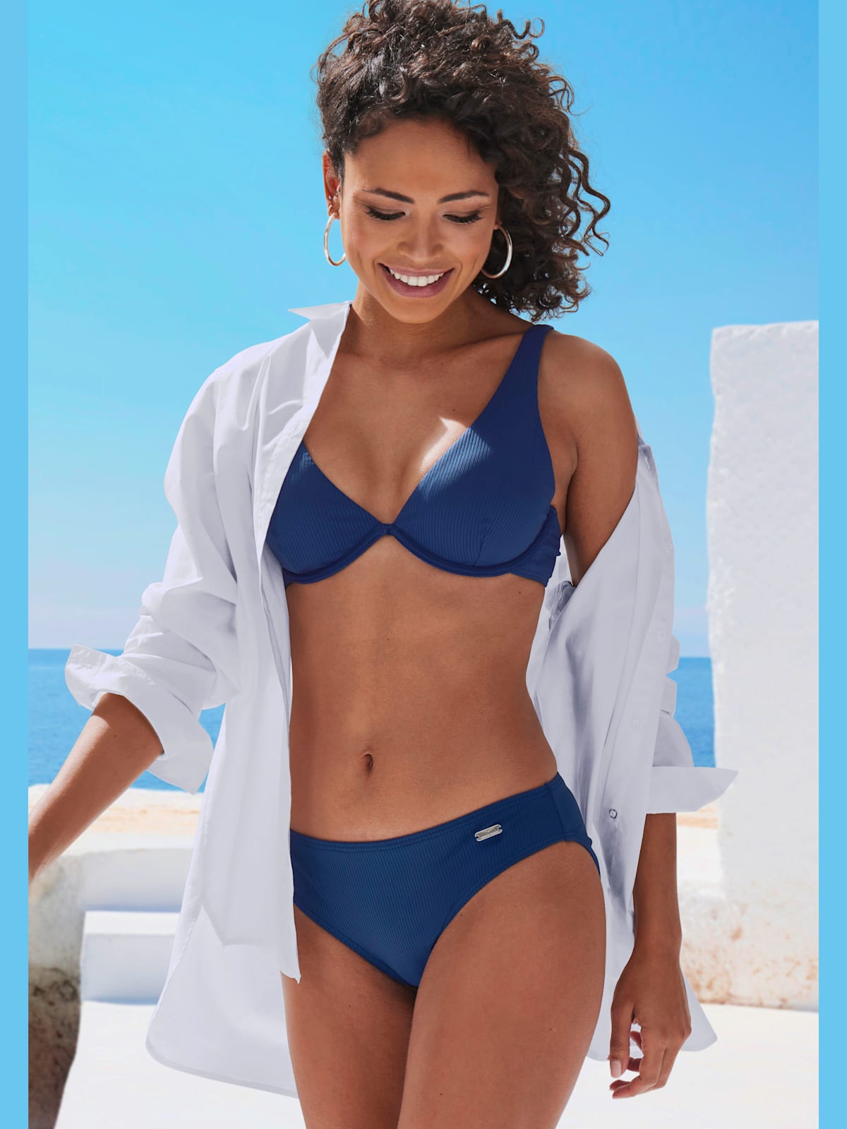 Haut de maillot de bain à armatures coloris uni tendance - Venice Beach - Modalova