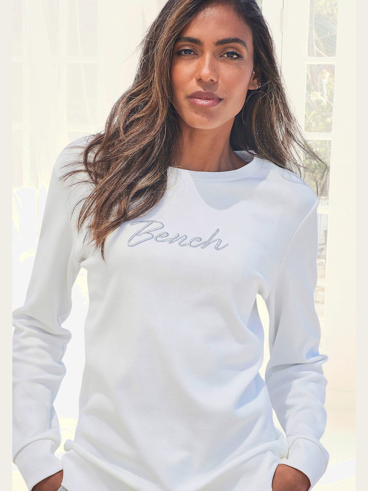 Sweatshirt basique à encolure ronde - Bench. Loungewear - Modalova
