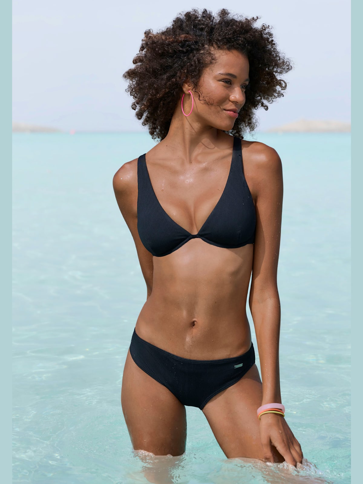 Bas de maillot de bain coloris uni tendance - Venice Beach - Modalova